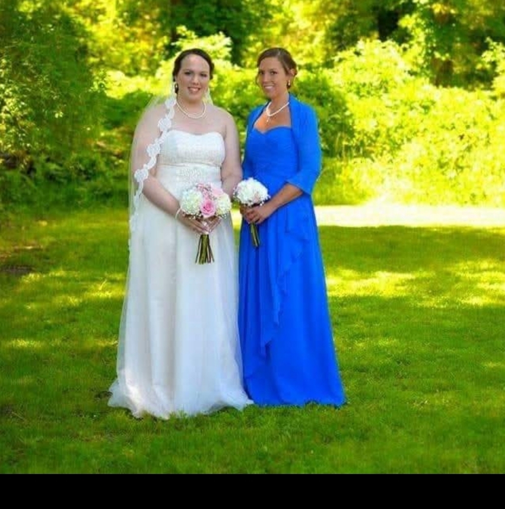 Bridesmaids dress with bolero